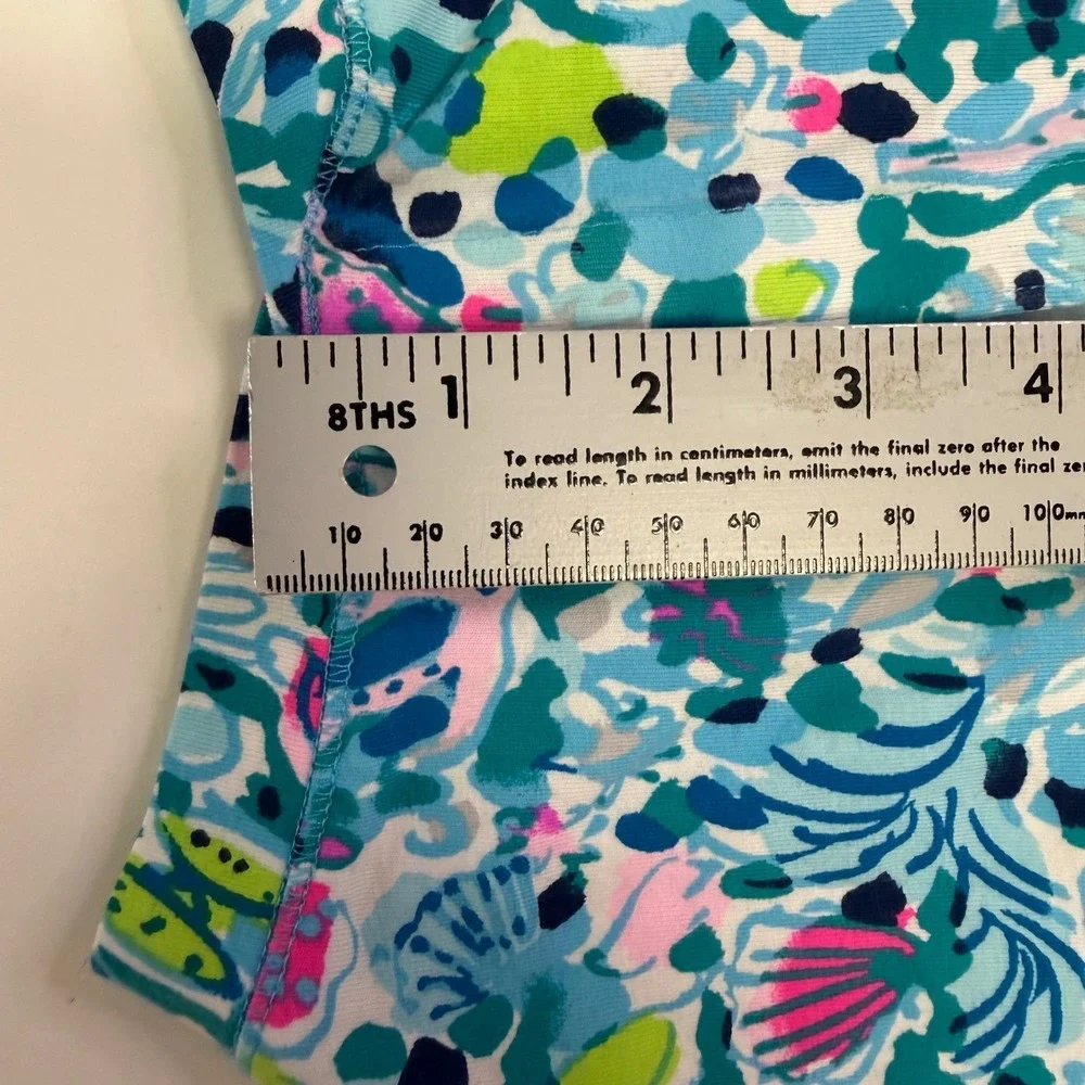 Lilly Pulitzer Dog Pajamas Blue Pink Sea Life Print Pet Shirt L/XL RN 88189